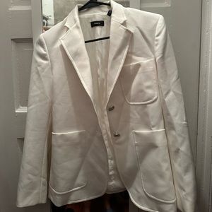 Theory women jacket white size 0